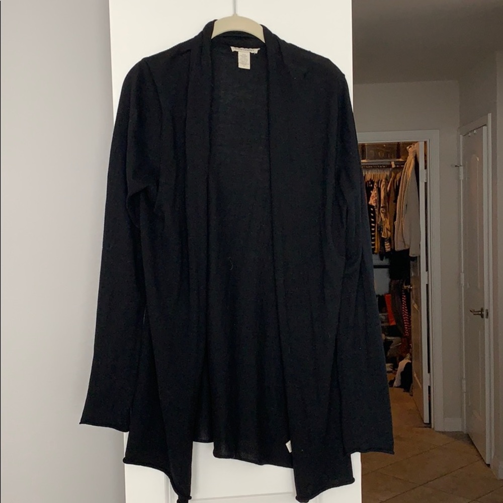 White + Warren Drapey Cardigan - L